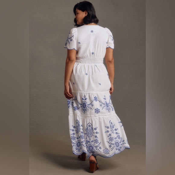 Anthropologie The Somerset Maxi Dress: Eyelet Edition size 1XL - Picture 3 of 11